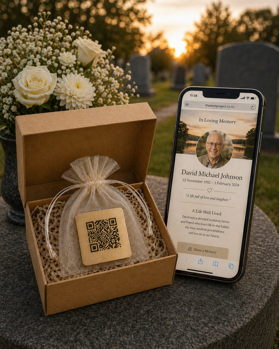 THE DASH PROJECT - DAVID AND QR CODE